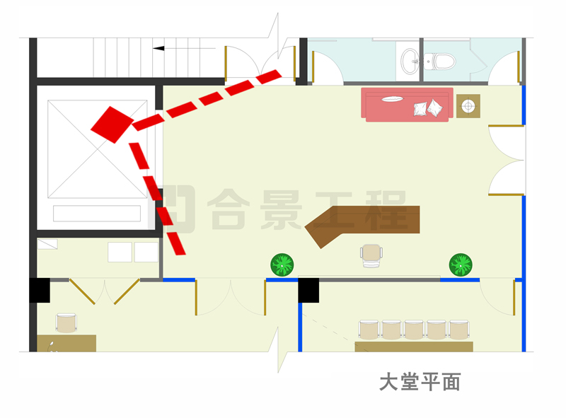 中山万腾达办公室装修效果图