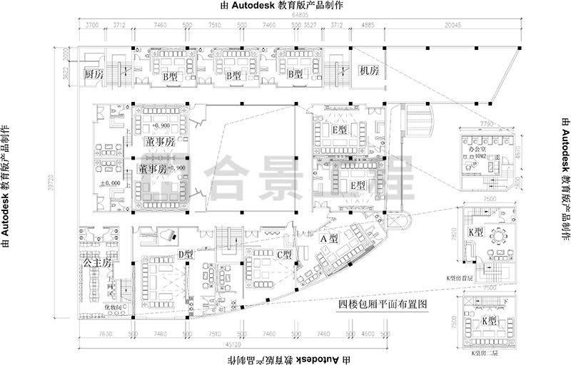 豪门夜焰KTV装修效果图