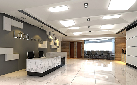 办公室前台应该怎么装修？